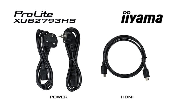 iiyama ProLite XUB2793HS 27\" 16:9 Full HD IPS Skærm sort 69cm (27\"), 1920 x 1080 IPS 100Hz, 1ms, DisplayPort, HDMI, Højttalere 2x 2W, VESA 100x100, højdejusterbar, Pivot, justerbar hældning, drejelig, EE
