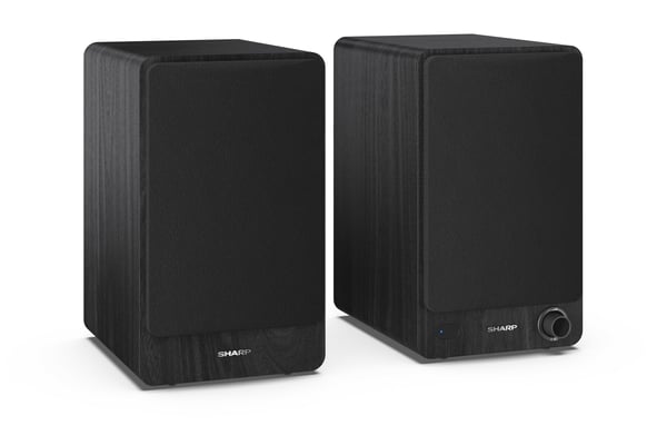 Sharp Bookshelf Speakers 2-suuntainen Musta Langallinen & langaton 60 W