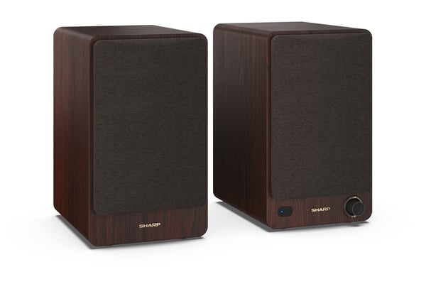 Sharp BOOKSHELF SPEAKERS 2-suuntainen Ruskea Langallinen & langaton 60 W