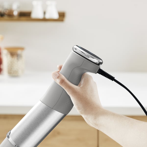 Tefal Quickchef+ HB673B30 blender Nedsænkning blender 1000 W Grå, Rustfrit stål