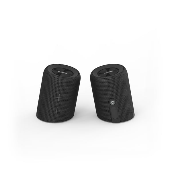 Hama Twin 3.0 Bærbar stereohøjttaler Sort 30 W