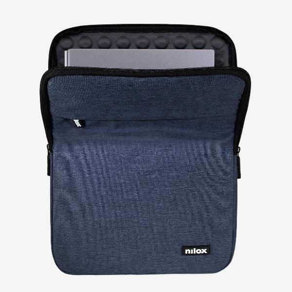 Nilox NXSL13BL väskor bärbara datorer 33,8 cm (13.3") Överdrag Blå