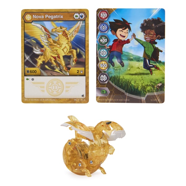 Bakugan BTB Nova Pack S5 1A Dragonoid Red GML Kaste spinningtop