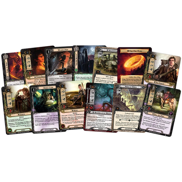 Asmodee Lord Of The Rings Lcg: The Fellowship Of The Ring Saga Expansion Tillägg till brädspel Rollspel