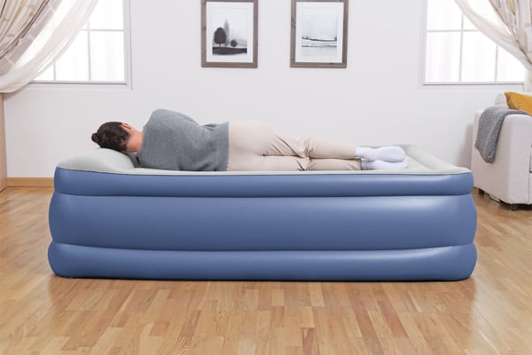 Bestway 67614 / 23 luftmadrass Dubbelmadrass Blå, Vit Unisex