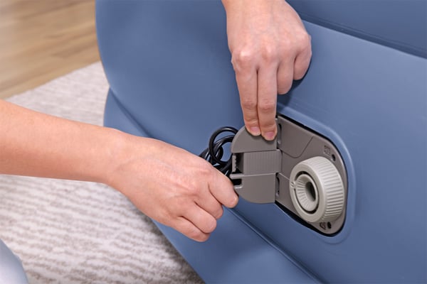 Bestway 67614 / 23 luftmadrass Dubbelmadrass Blå, Vit Unisex