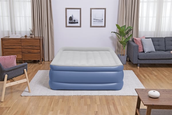 Bestway 67614 / 23 luftmadrass Dubbelmadrass Blå, Vit Unisex