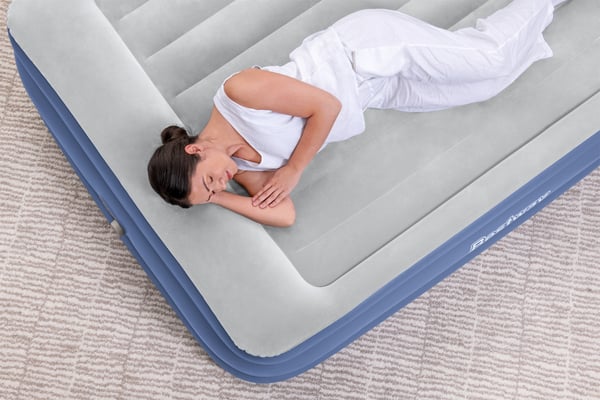 Bestway 67614 / 23 luftmadrass Dubbelmadrass Blå, Vit Unisex