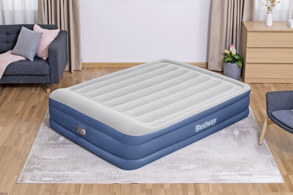 Bestway 67630 / 23 luftmadras Dobbelt madras Blå, Hvid Unisex