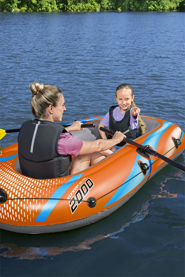 Bestway 61141 / 23 Uppblåsbar båt 2 personer Forsränning Flotte