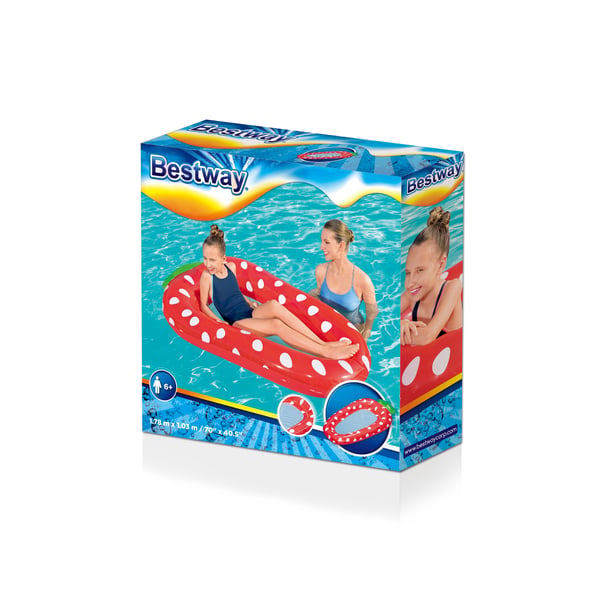 Bestway 43644 / 23 pool- och badmadrass Multifärg Mönstrad