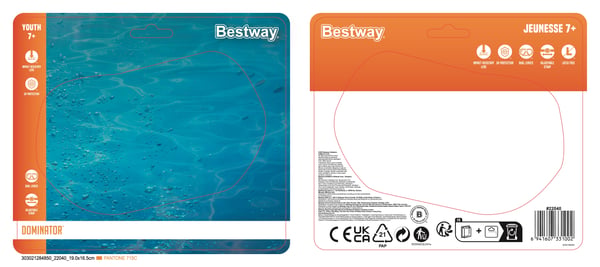 Bestway 22040 / 23 laitesukellus maski Polykarbonaatti Valikoidut värit Lapsi