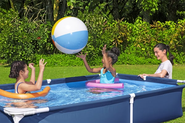 Bestway Steel Pro 56401 / 23 swimmingpool til over jorden Indrammet pool Rektangulær 1200 L Blå