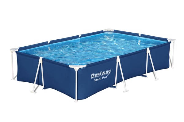 Bestway Steel Pro 56404 / 23 swimmingpool til over jorden Indrammet pool Rektangulær 3300 L Blå