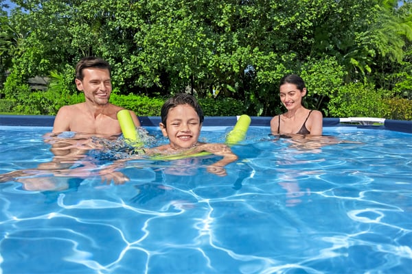 Bestway Steel Pro 56404 / 23 swimmingpool til over jorden Indrammet pool Rektangulær 3300 L Blå