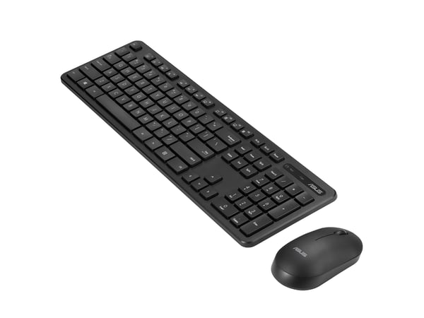 ASUS CW100 näppäimistö Sisältää hiiren Universaali Langaton RF QWERTY Englanti (US) Musta