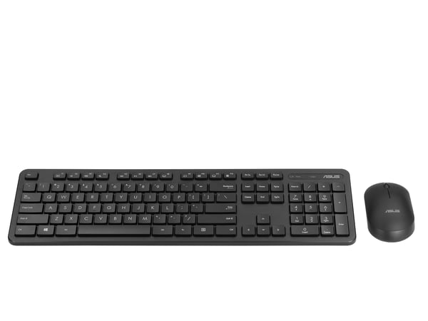 ASUS CW100 näppäimistö Sisältää hiiren Universaali Langaton RF QWERTY Englanti (US) Musta