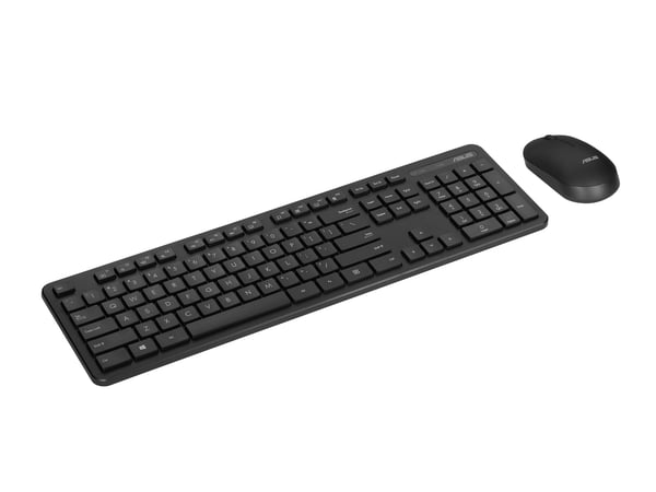 ASUS CW100 näppäimistö Sisältää hiiren Universaali Langaton RF QWERTY Englanti (US) Musta