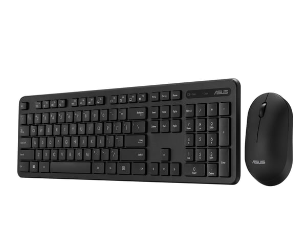 ASUS CW100 näppäimistö Sisältää hiiren Universaali Langaton RF QWERTY Englanti (US) Musta