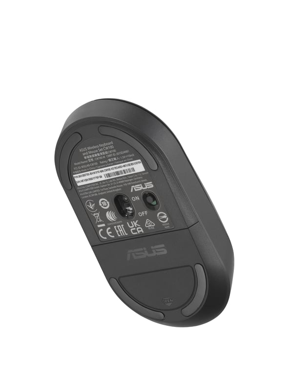 ASUS CW100 näppäimistö Sisältää hiiren Universaali Langaton RF QWERTY Englanti (US) Musta