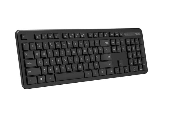 ASUS CW100 näppäimistö Sisältää hiiren Universaali Langaton RF QWERTY Englanti (US) Musta