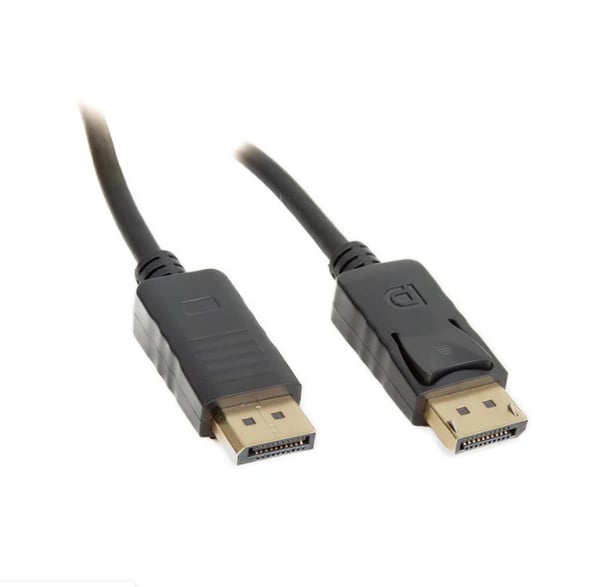iggual IGG318362 DisplayPort-kabel 2 m Svart