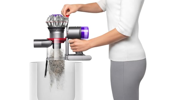 Dyson V8 Total Clean 2-i-1 stangstøvsuger Batteri Dry Poseløs Sort, Nikkel