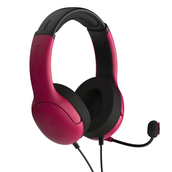 PDP AIRLITE Headset Ledningsført Spil Sort, Rød