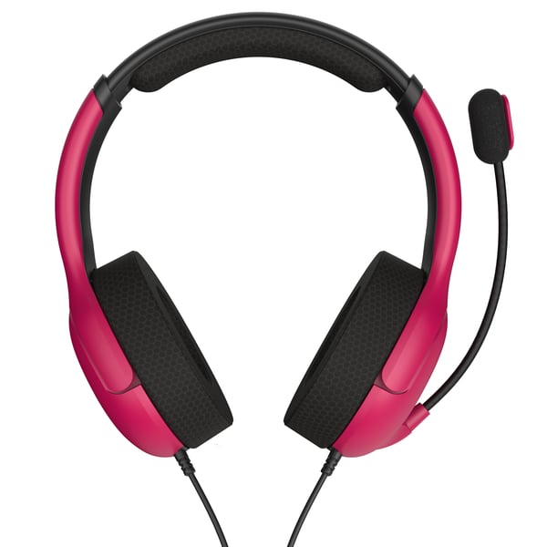 PDP AIRLITE Headset Ledningsført Spil Sort, Rød