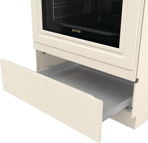 Gorenje GECS6B70CLI Fritstående komfur Keramisk Beige