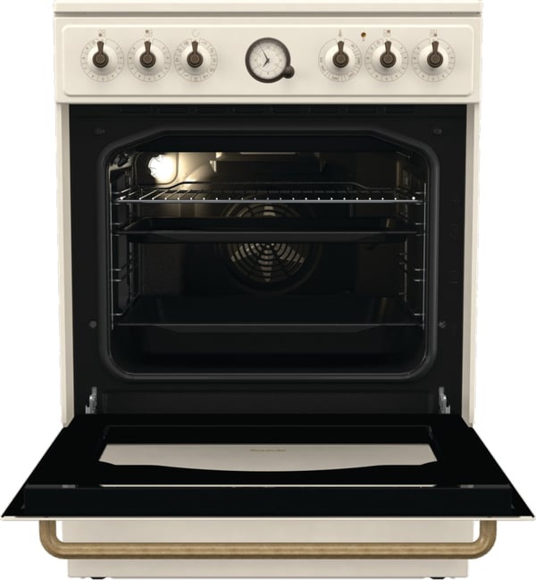 Gorenje GECS6B70CLI Fritstående komfur Keramisk Beige