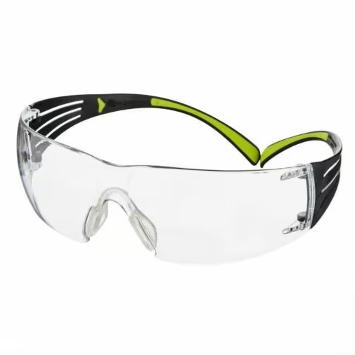 3M SF415C1 Skyddsglasögon Polykarbonat Svart, Gul