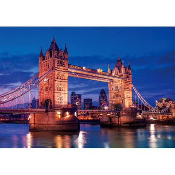 Clementoni Tower Bridge At Night Pussel 1000 styck Byggnader