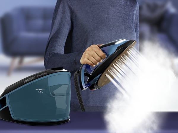 Tefal Express Vision SV8151 2800 W 1,8 L Durilium AirGlide Autoclean soleplate Sininen, Musta