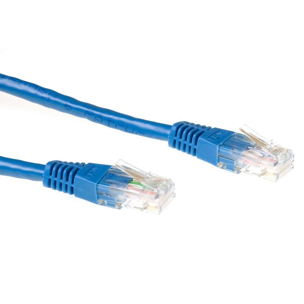 ACT IB8600 netværkskabel Blå 0,5 m Cat6