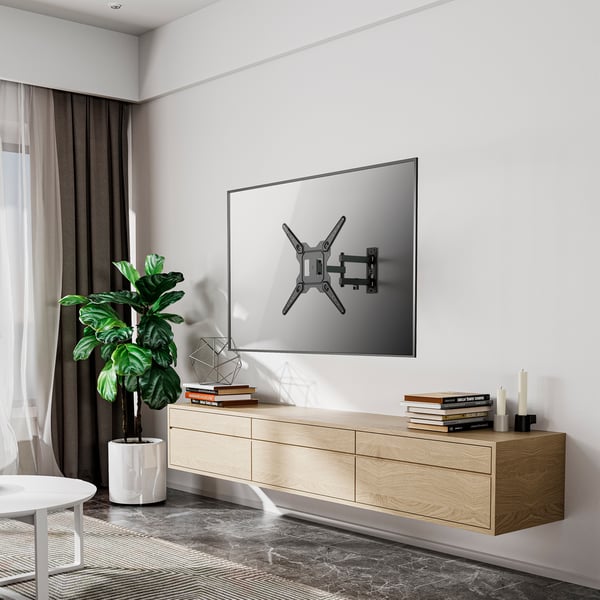 AISENS WT55TSE-153 TV-kiinnike 139,7 cm (55") Musta