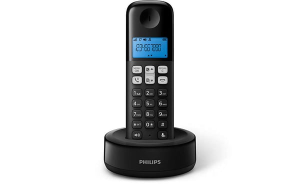 Philips D1611B/34 telefoner DECT-telefon Namn och uppringnings-ID Svart