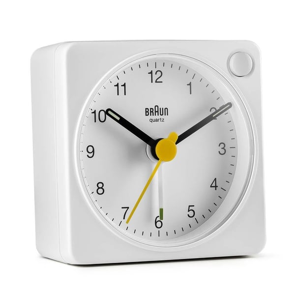 Braun BC02XW Quartz-väckarklocka Vit