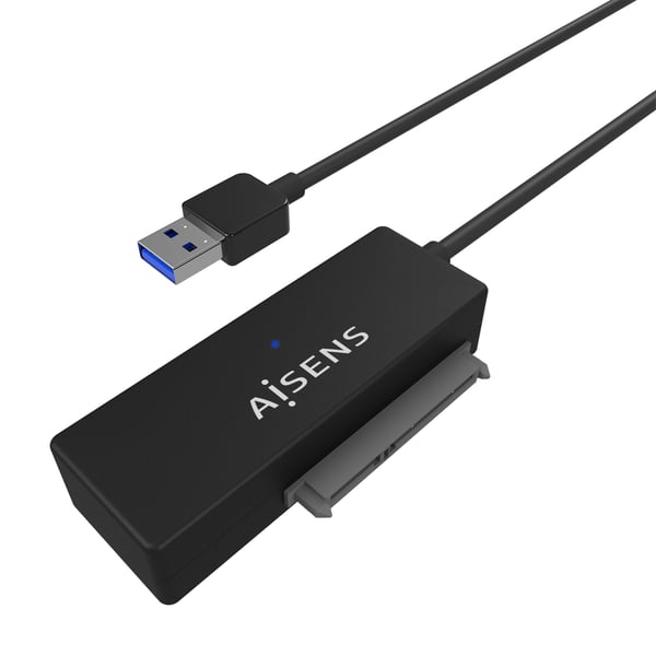 AISENS ASE-35A01B Hölje för lagringsenheter HDD- / SSD kabinett Svart 2.5/3.5"