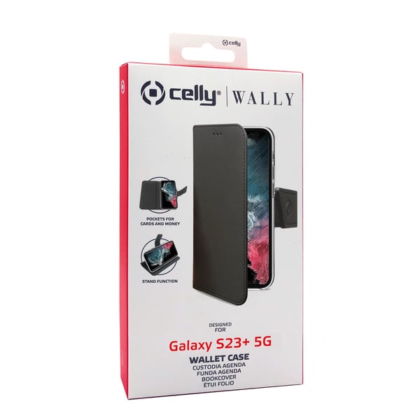 Celly Wally mobiltelefon etui 16,8 cm (6.6") Flipetui Sort