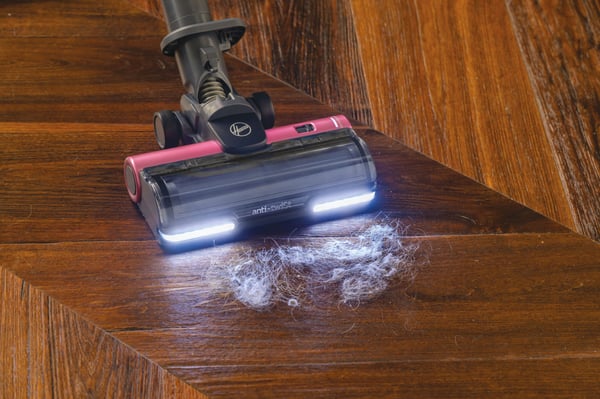 Hoover HF920H 011 2-i-1 stangstøvsuger Batteri Dry EPA Poseløs 0,7 L Rose, Lyserød