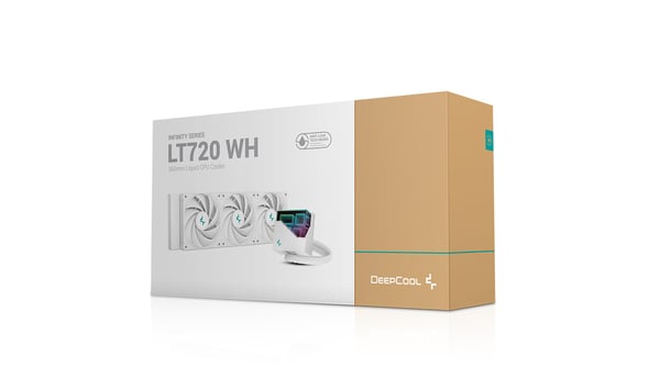 DeepCool LT720 WH Processor Alt-i-en væskekøler 12 cm Hvid 1 stk