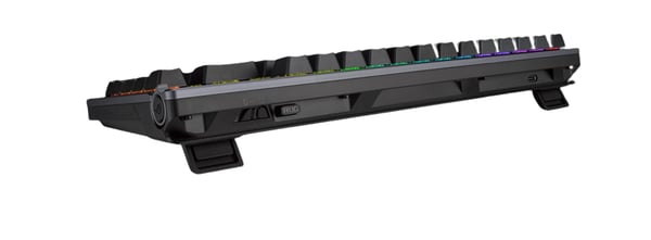 ASUS Azoth tangentbord Spela USB + RF Wireless + Bluetooth QWERTY Engelsk Metallisk