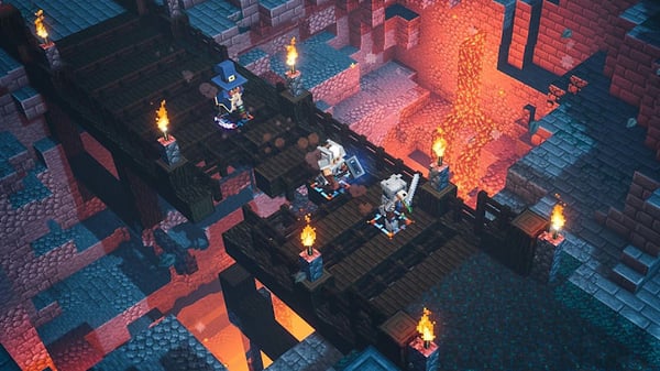 Nintendo Minecraft Dungeons Hero Edition Standard+DLC Yksinkertaistettu kiina, Perinteinen kiina, Saksa, Englanti, Espanja, Ranska, Italia, Japani, Korea, Portugali, Venäjä Nintendo Switch