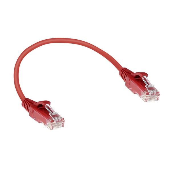 ACT DC9530 netværkskabel Rød 0,15 m Cat6 U/UTP (UTP)