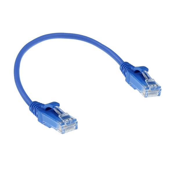 ACT DC9630 netværkskabel Blå 0,15 m Cat6 U/UTP (UTP)