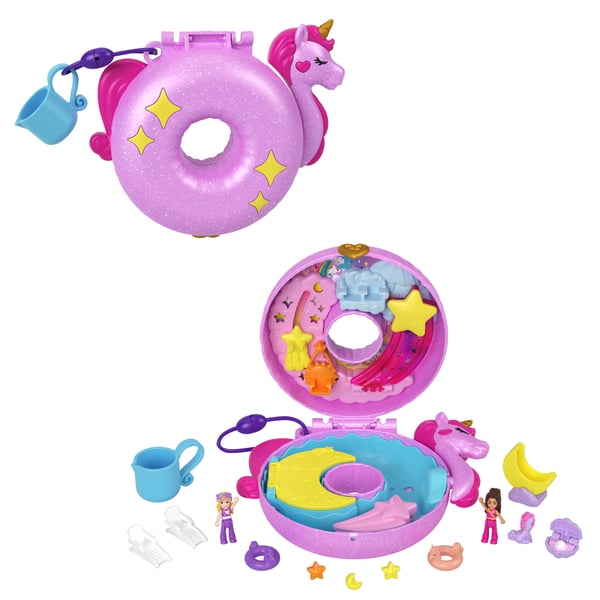 Polly Pocket SPARKLE COVE ADVENTURE Unicorn Floatie Compact