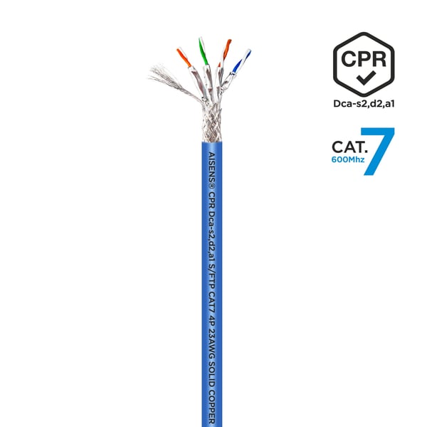 AISENS A146-0664 netværkskabel Blå 100 m Cat7 SF/UTP (S-FTP)