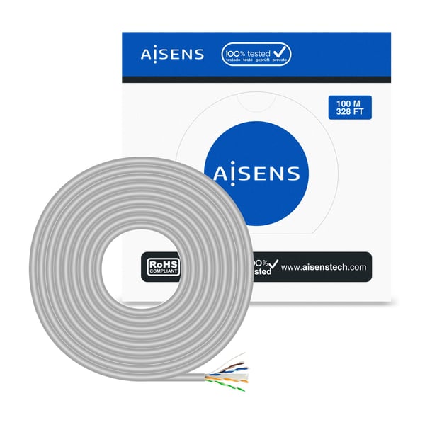 AISENS A135-0660 netværkskabel Grå 100 m Cat6 U/UTP (UTP)