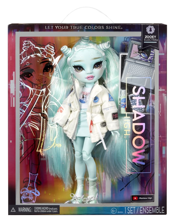 Rainbow High Shadow High S23 Fashion Doll- Zooey Electra (Green)